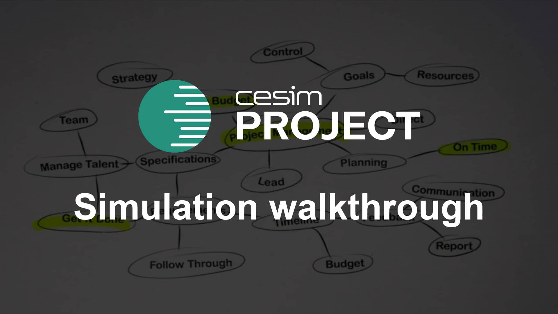 Cesim Project Management simulation walkthrough on Vimeo