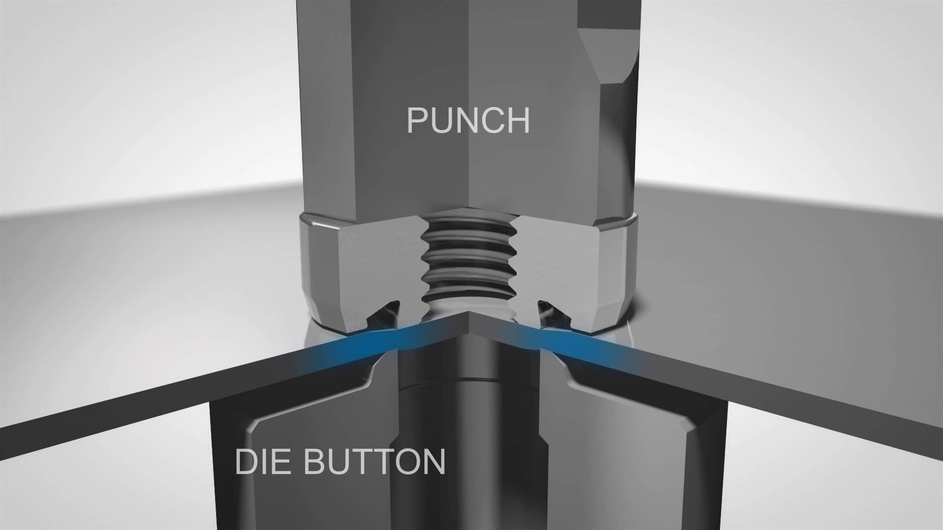 PROFIL® MHN Self Piercing Clinch Nuts (InDie Installation) on Vimeo