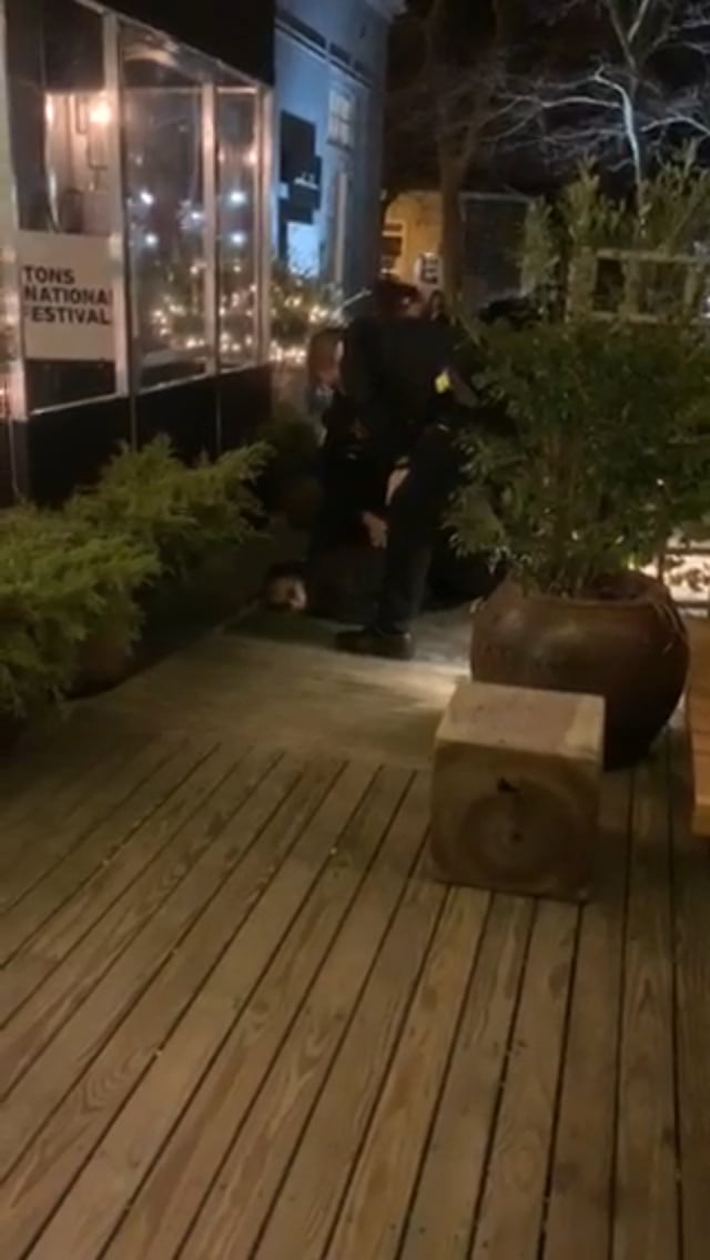 Arrest at Screening of 
