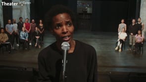 Wüstenblume - Proben auf der Bühne