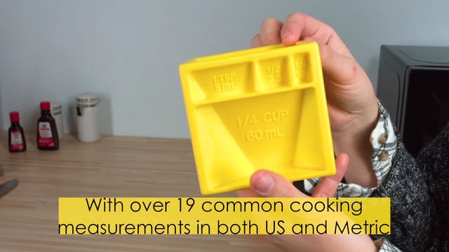 Kitchen Cube // All-in-One Measuring Device (Yellow) video thumbnail