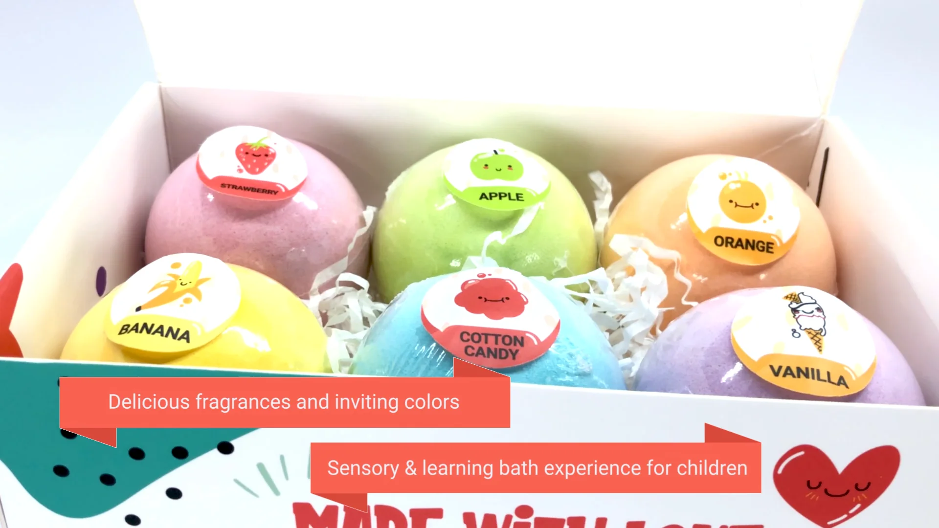 Kids Bath Bombs with Surprise Toys Inside  