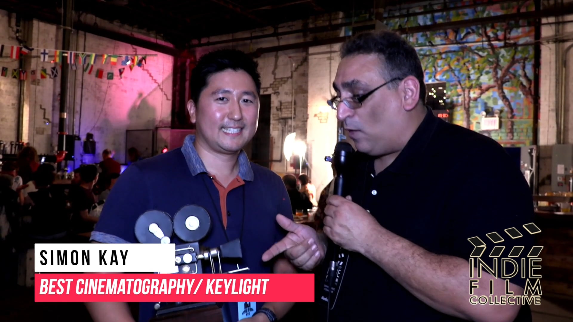 Simon KAY BEST CINEMATOGRAPHY Winner for KEYLIGHT (2019)