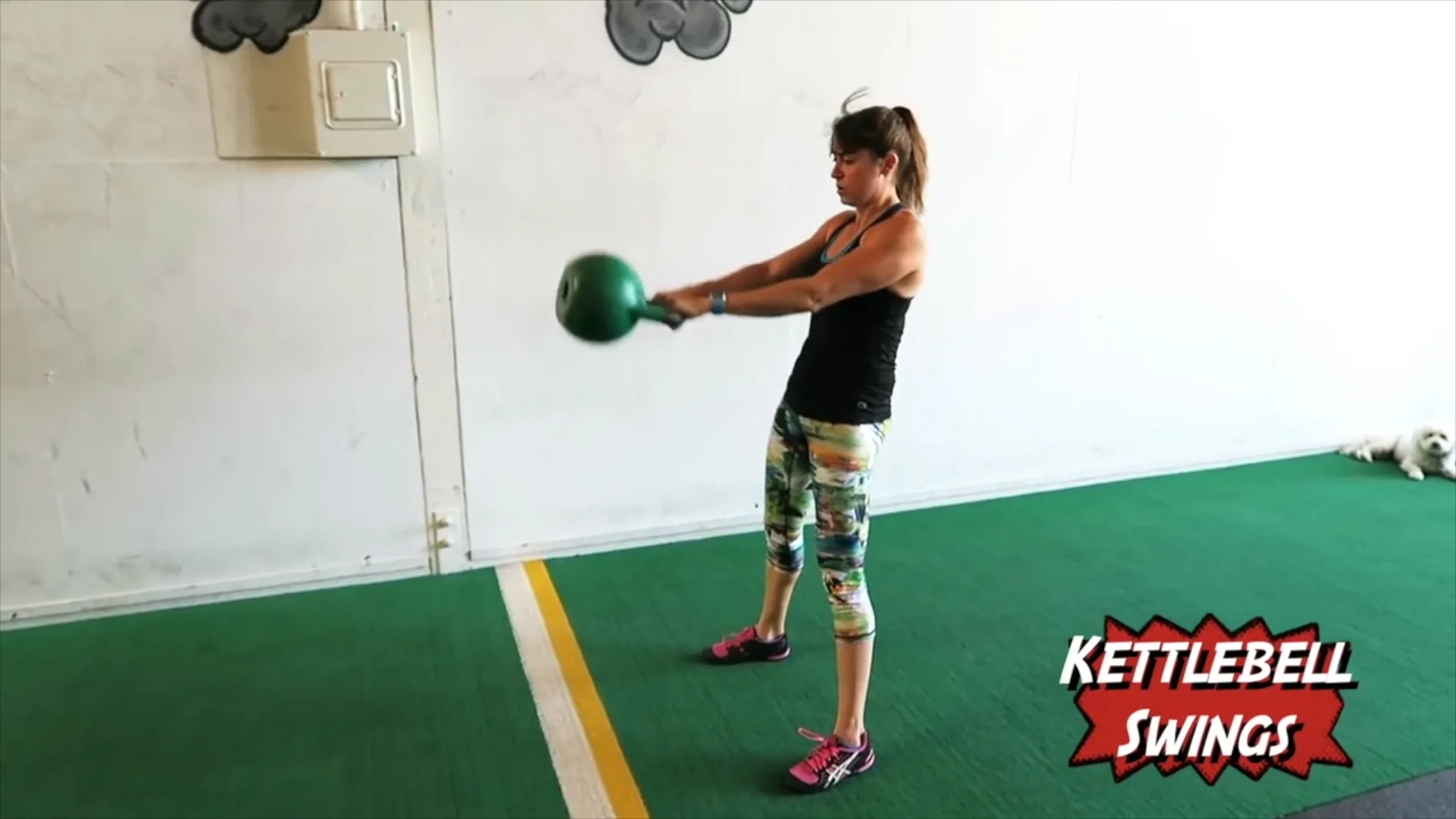 Kettlebell swings with band hotsell