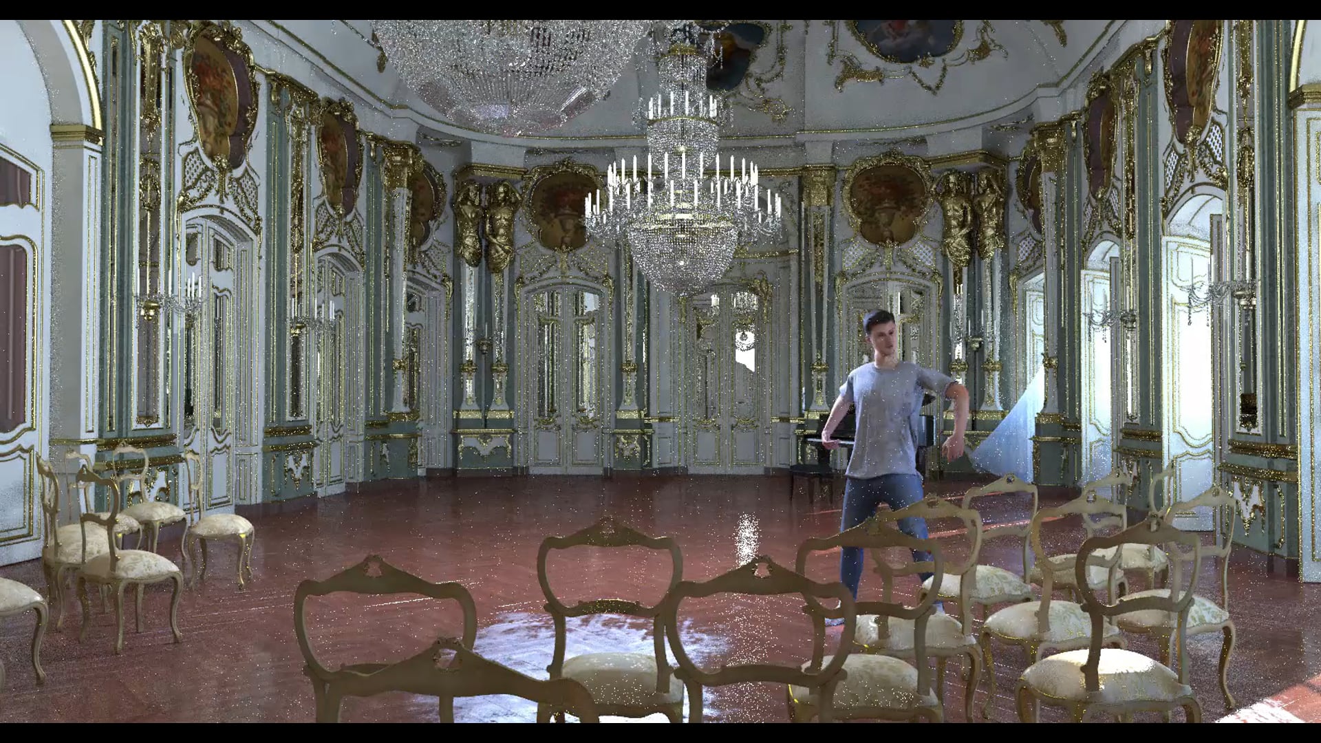 presidente da republica portuguesa a dancar quando era novo na corte do salao de belem