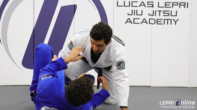 Reverse Armbar When in Deep Half Guard