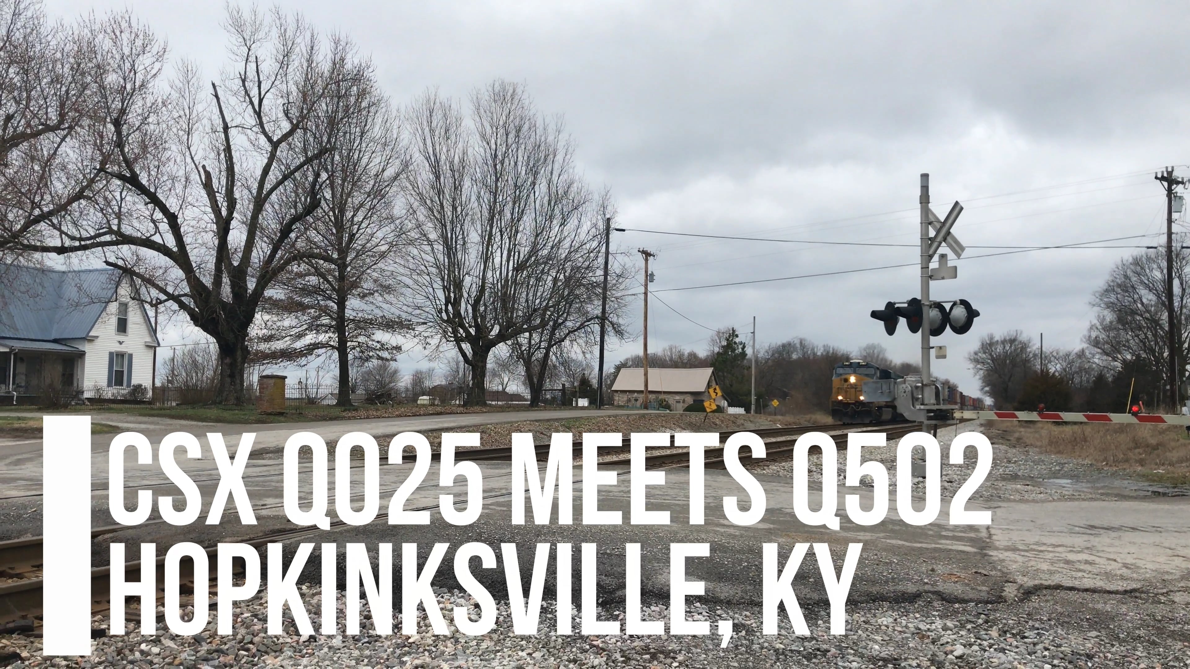 February 13, 2020 CSX action between Mortons Gap, KY and Adams, TN of