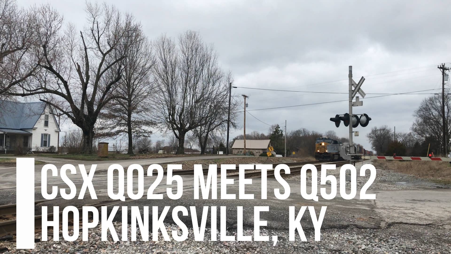 February 13, 2020 CSX action between Mortons Gap, KY and Adams, TN of