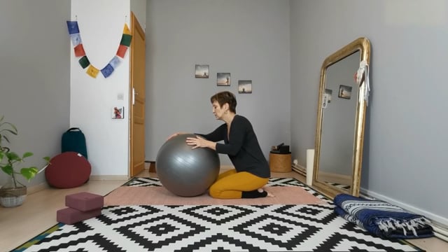 Mini Ballon Pilates 25 Cm - Ballon De Yoga Antidérapant Avec Pompe - Fitness, Bureau, Rééducation (Vert)