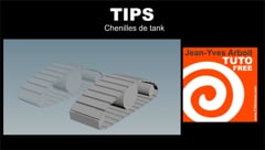 TIPS Chenilles de tank avec HOUDIN