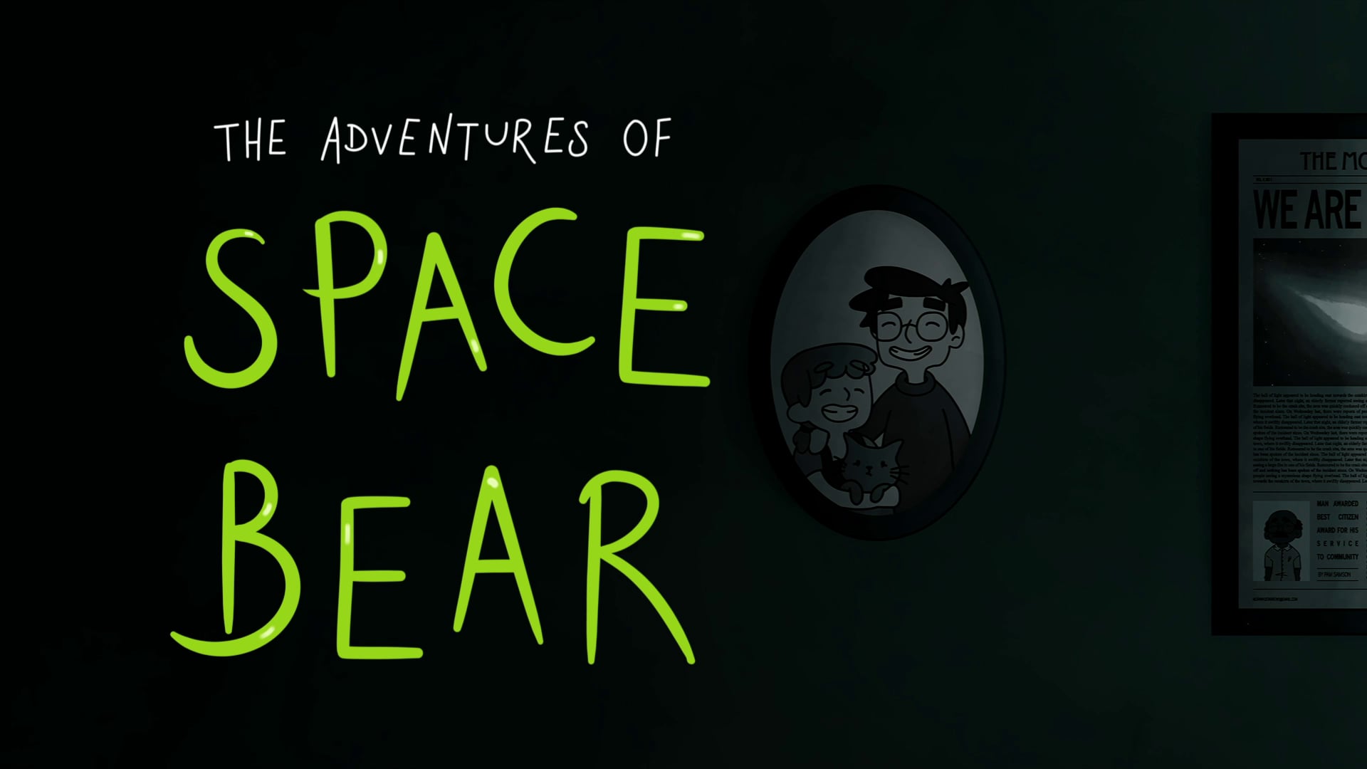 The Adventures of Space Bear - title card