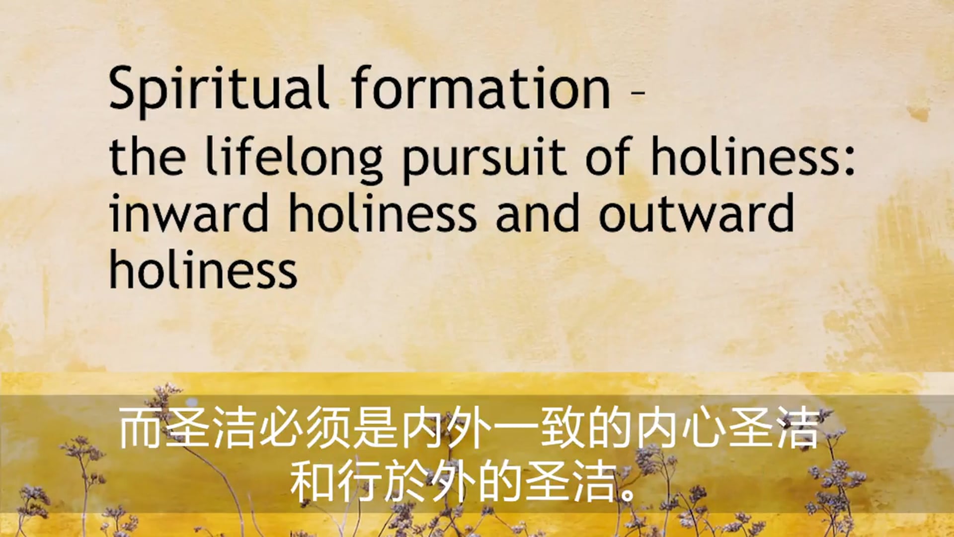 Chinese Sermon - Chinese Subs