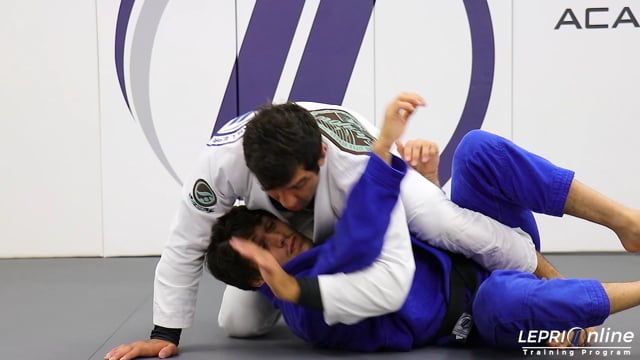 Reverse Armbar Attempt When in Deep Half Guard to Regular Armbar from Mount