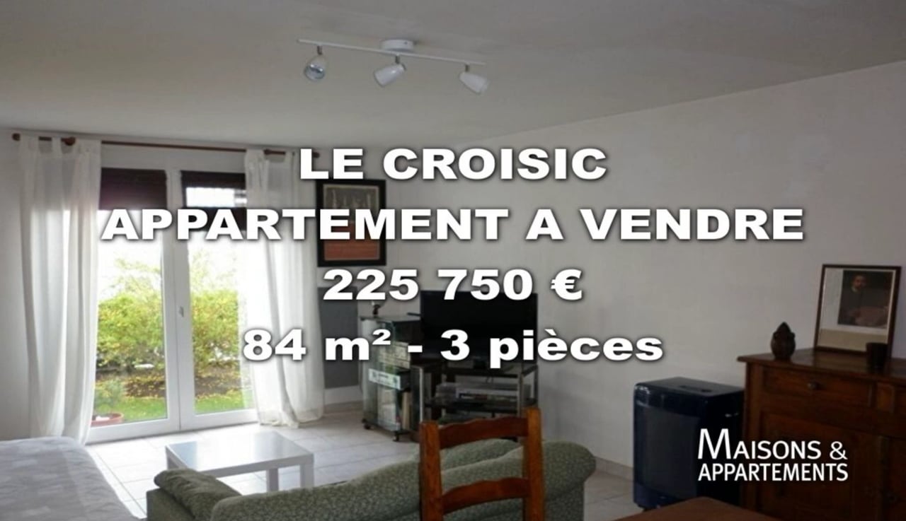 LE CROISIC - APPARTEMENT A VENDRE - 225 750 € - 84 M² - 3 Pièces On Vimeo