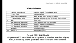 165a Ọ̀wọ́nrínwòfún