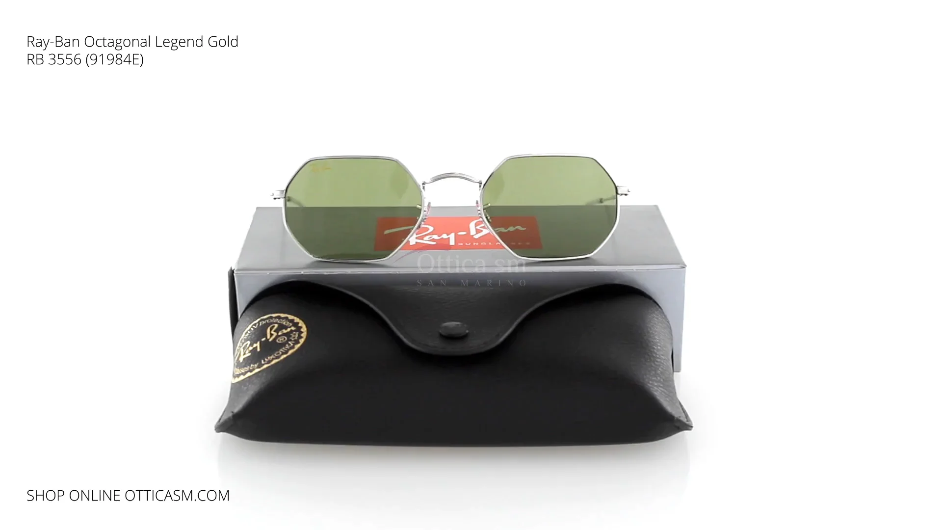 Ray ban store octagonal legend gold