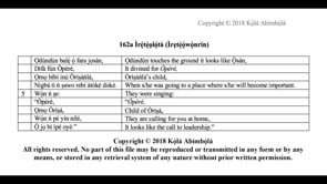 162a Ìrẹtẹ̀ọlọ́tà