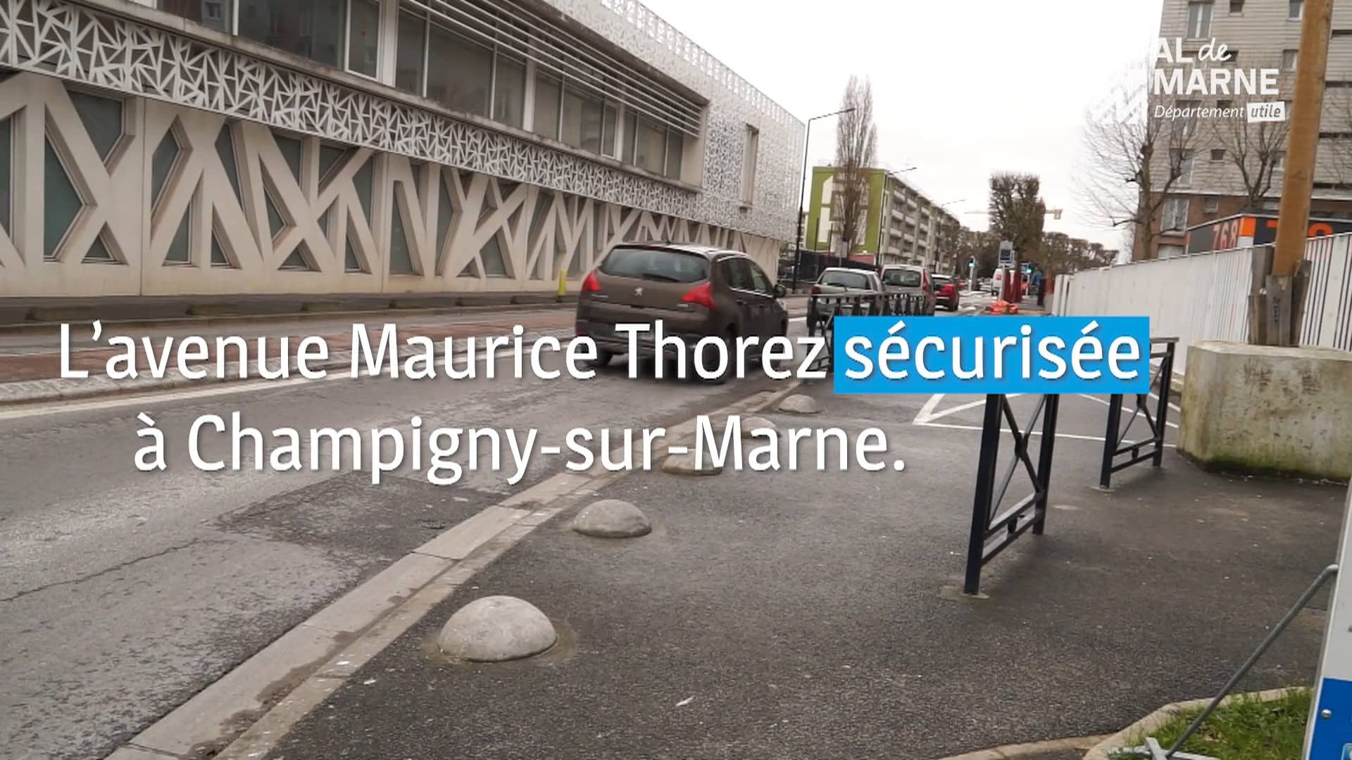 L’avenue Maurice Thorez sécurisée à Champigny-sur-Marne on Vimeo