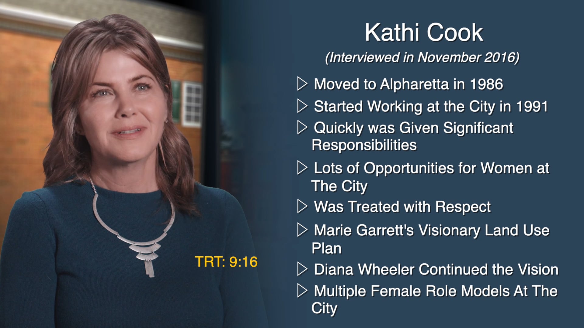 Alpharetta Stories Project - Kathi Cook on Vimeo
