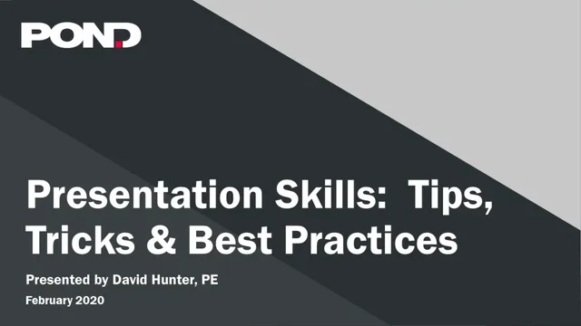 Presentation on Vimeo