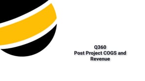 Post Project COGS and Revenue
