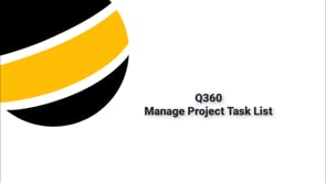 Manage Project Task Lists
