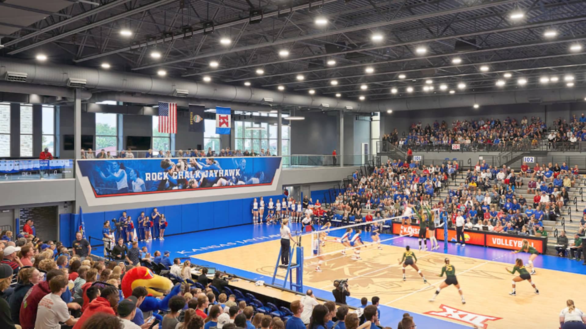 The University of Kansas - Horejsi Family Volleyball Arena - Project ...