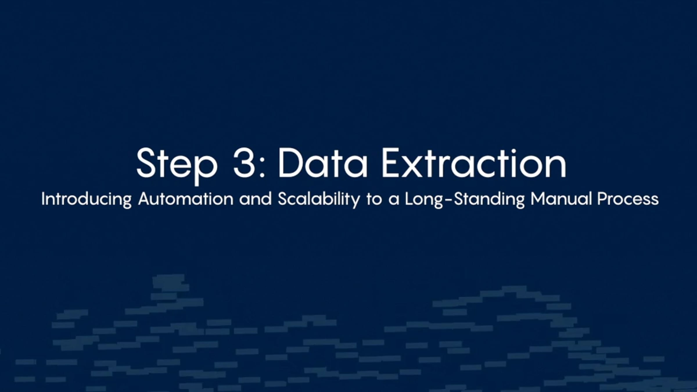 The Canoe Optimized Workflow: Step 3 - Data Extraction | Videos ...