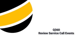 Review Service Call Events