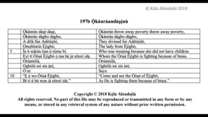 197b Ọ̀kànràandàṣẹ́nù
