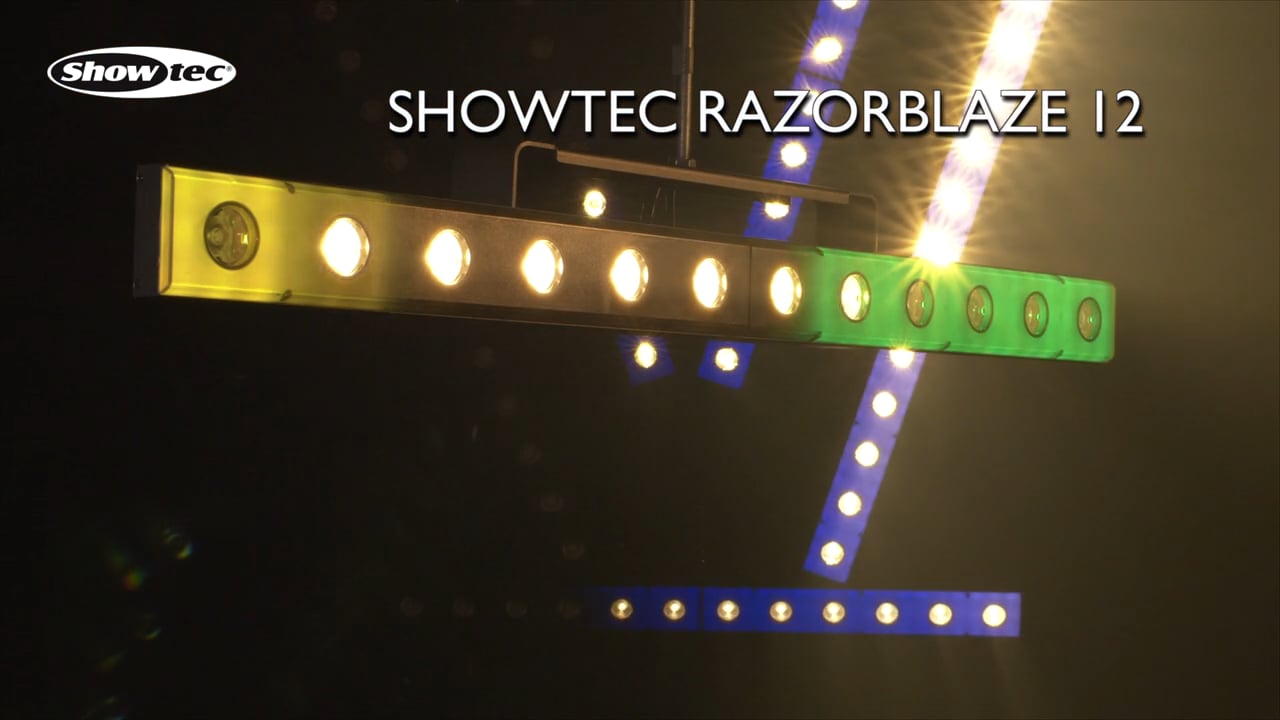 SHOWTEC Razor Blaze 12. Order code 44550. (& Razor Blaze 10. Order code 30746)