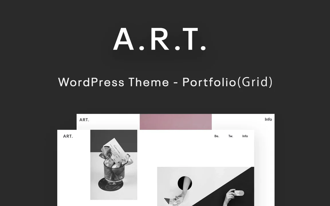 Artist Portfolio - WordPress theme