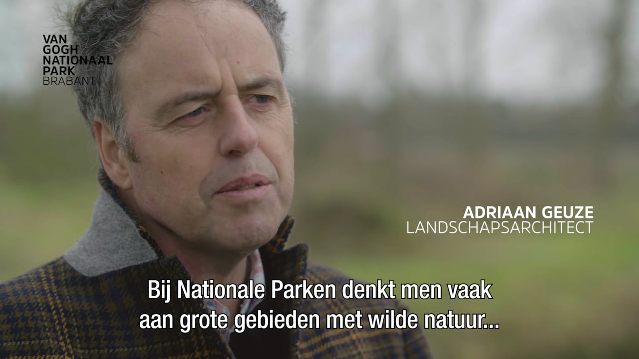 Landschapsarchitect Adriaan Geuze enthousiast over Van Gogh NP