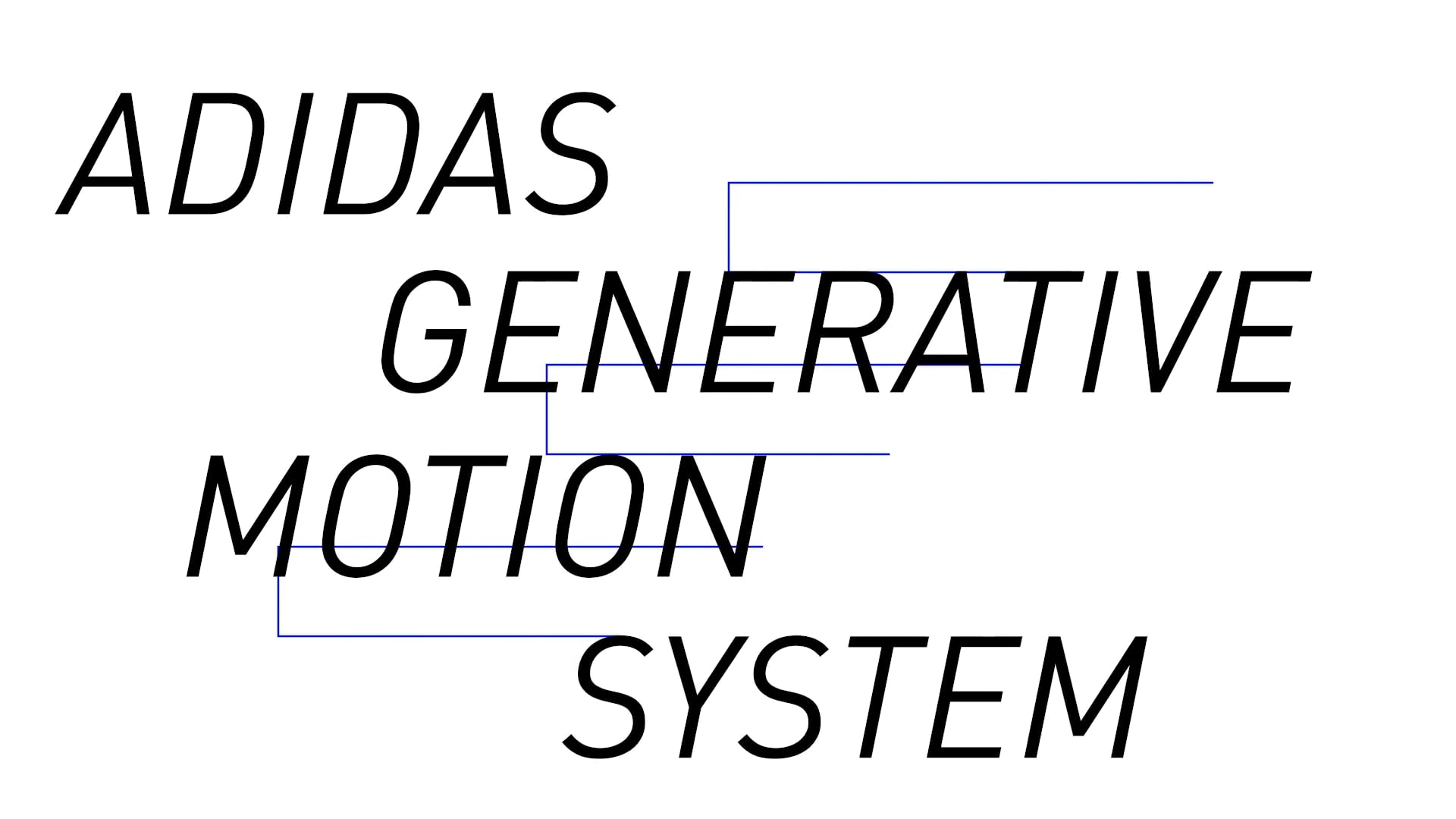 FIELD x adidas – REAL/RAW/FAST Generative Identity System for Retail