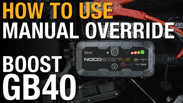 Using Manual Override on GB40
