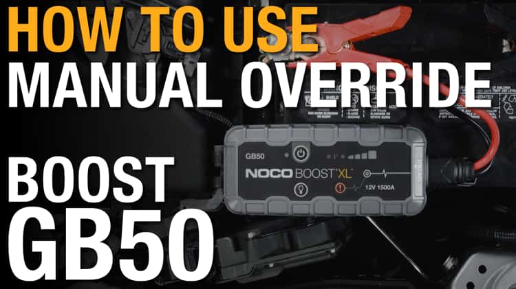 How to use manual override on your NOCO Boost GB50 on Vimeo