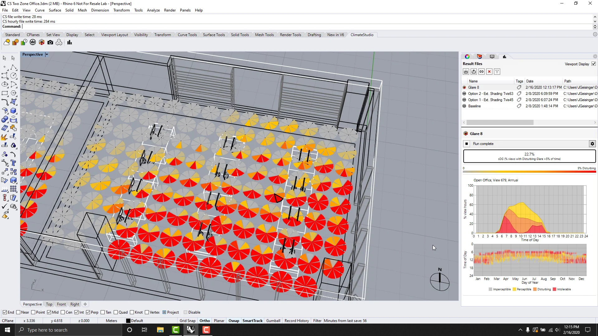 ClimateStudio Annual Glare Analysis on Vimeo