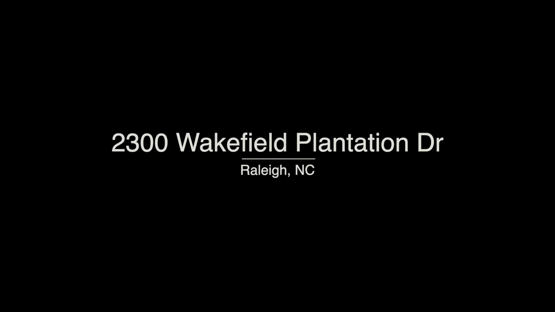 2300 Wakefield Plantation Dr on Vimeo