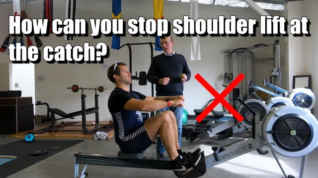 Catch sales rowing machine