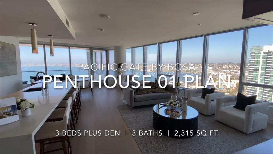 Pacific Gate Penthouse 01 Downtown San Diego