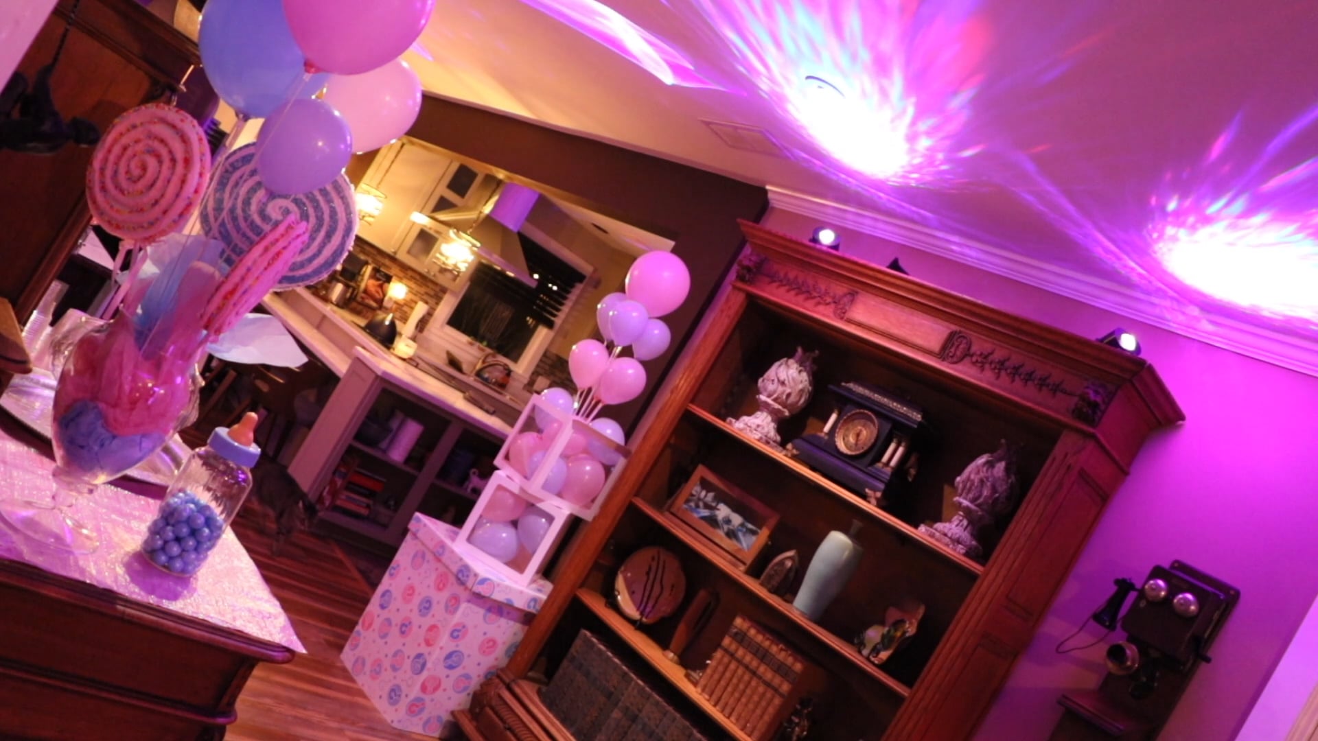 Baby Shower UpLighting and Projections on Vimeo
