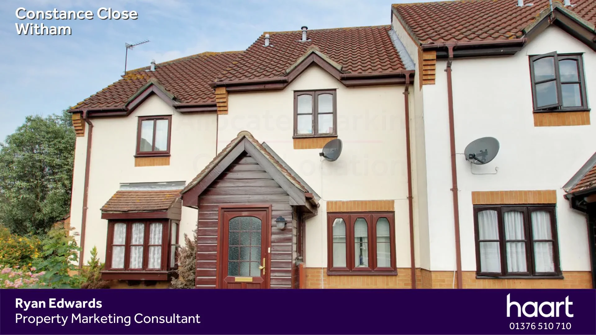 Witham, 2 Bed Mid Terraced House in Constance Close, Witham on Vimeo