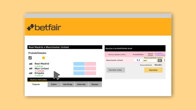 Como ver o histórico de apostas no site da Betfair?