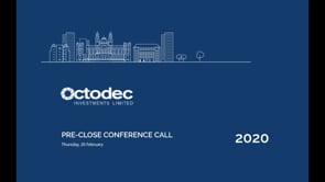 Pre-close update conference call - February 2020