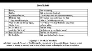 216a Ìkásàá