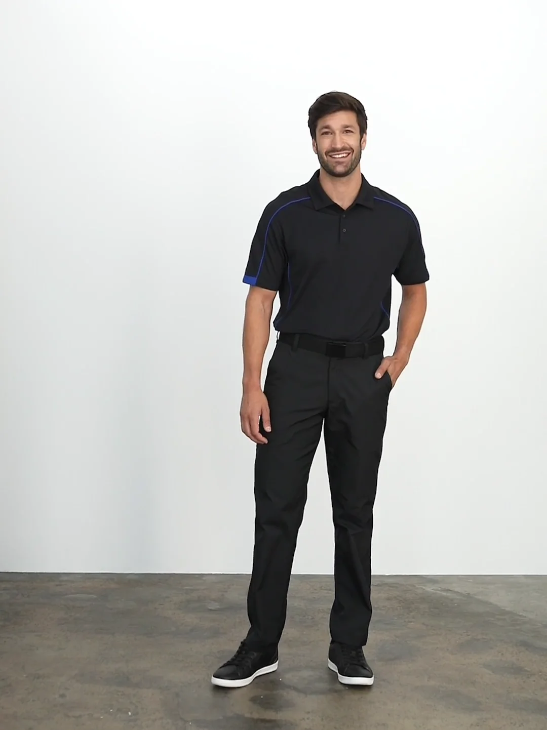 WDS (INVERT-ASYM) POLO SHIRT﻿ / レアSサイズ オーバーサイズ フィット デニム シャツ （シャツ・ブラウス