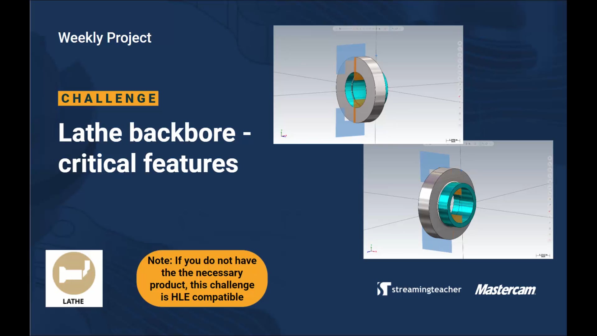 Lathe backbore - critical features