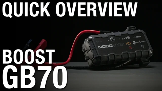 Noco GB70 Boost HD Jump Starter