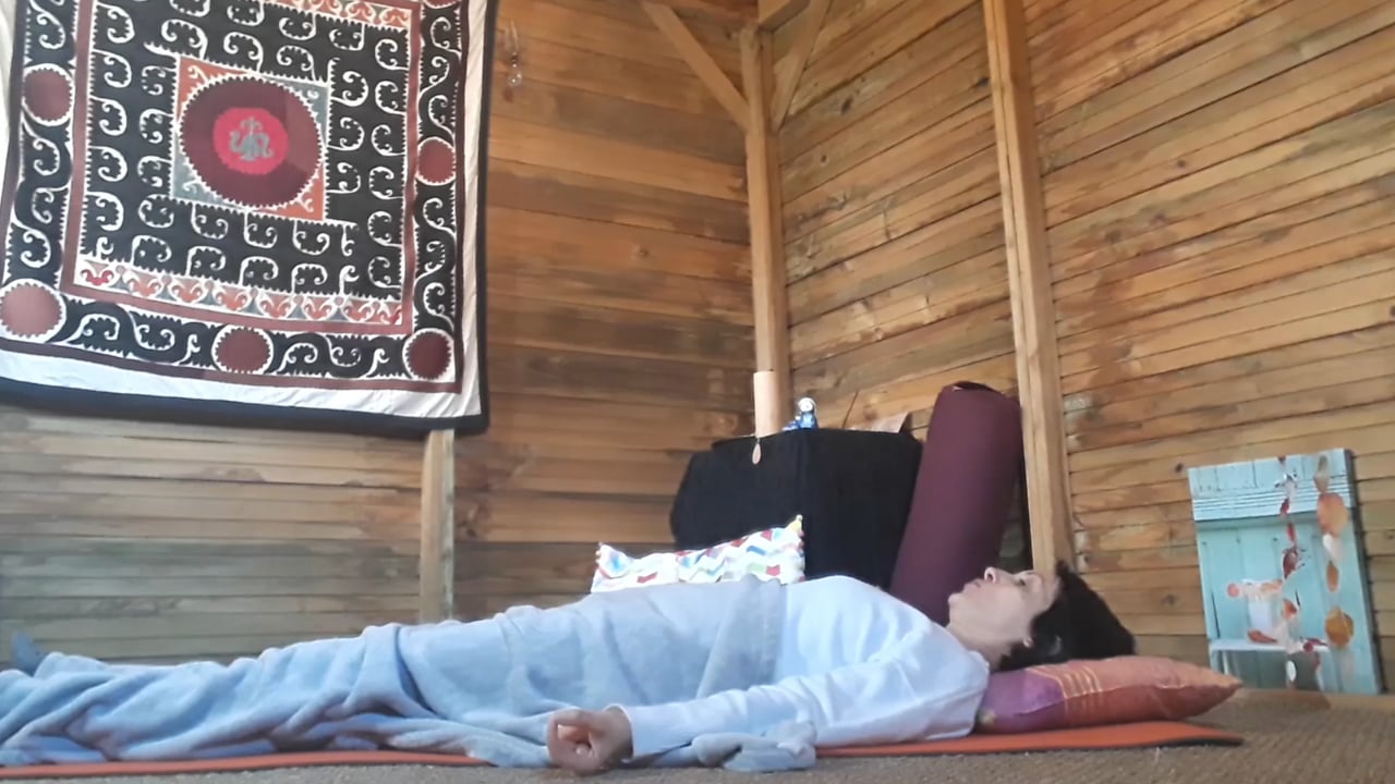 20. Cours de yoga - Séance pour les jours où on n'a pas envie de bouger avec Laurence Davant (44 min)