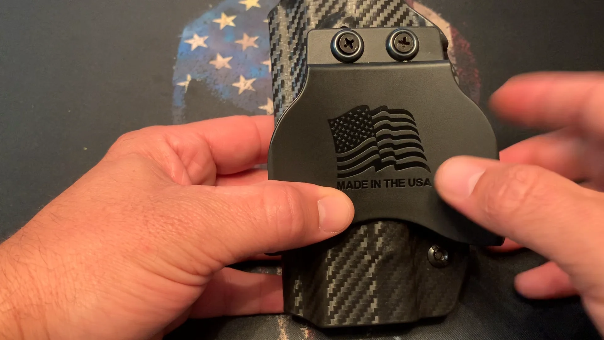 Concealment Express OWB Paddle KYDEX Holster Cant Adjustment